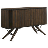 Best Furniture Outlet - Coaster - Wes 2-door Sideboard Buffet Storage Cabinet Dark Walnut - 115275